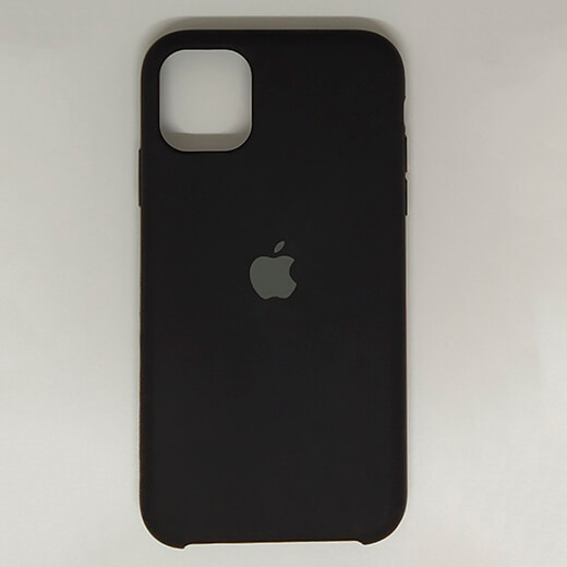 Черный силиконовый чехол iLoungeMax Silicone Case MagSafe для iPhone 12 | 12 Pro OEM (c поддержкой анимации)