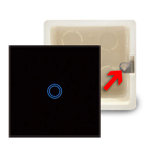 Квадратный подрозетник английского стандарта iLoungeMax Socket для розеток и выключателей Xiaomi Aquara
