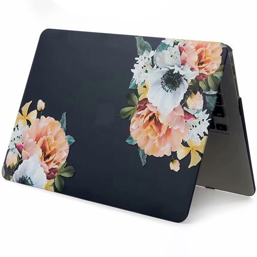 Пластиковий чохол iLoungeMax Soft Touch Matte Flower для MacBook Pro 13 "(2020)