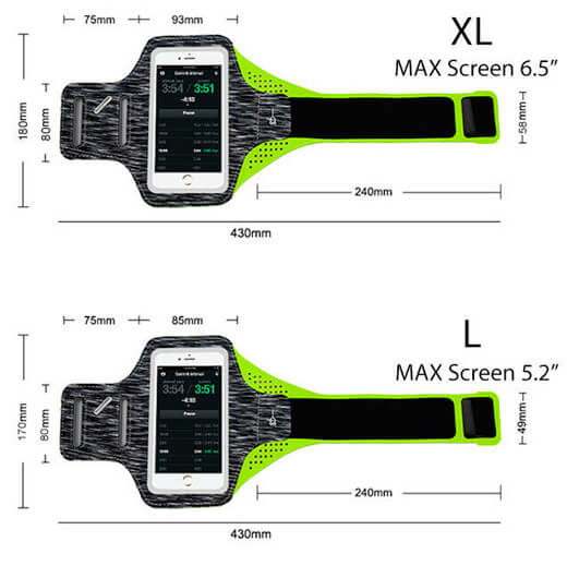 Спортивний чохол iLoungeMax Sports Armband XL для смартфонів до 6.5 ''