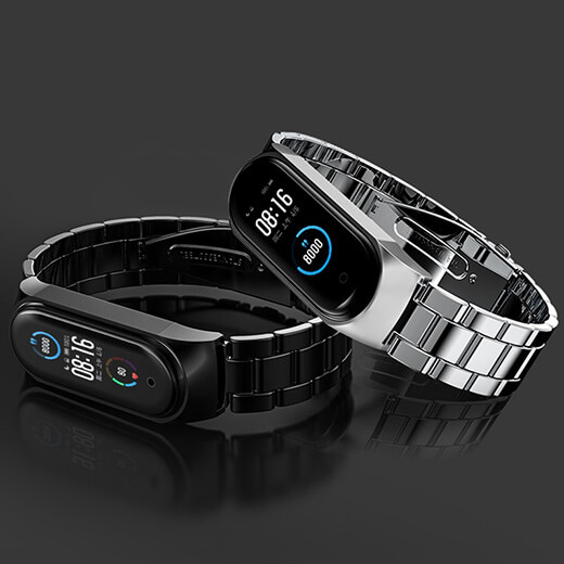 Металлический ремешок iLoungeMax Stainless Metal Strap для Xiaomi Mi Band 5
