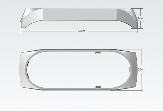 Металический ремешок iLoungeMax Stainless Metal Strap Black для Xiaomi Mi Band 5