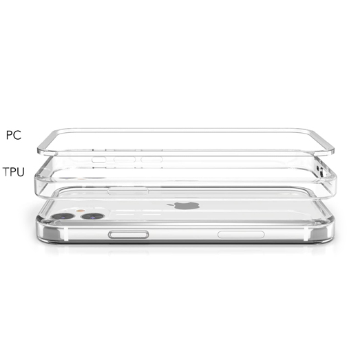 Прозорий силіконовий бампер iLoungeMax Transparent Bumper для iPhone 12 mini