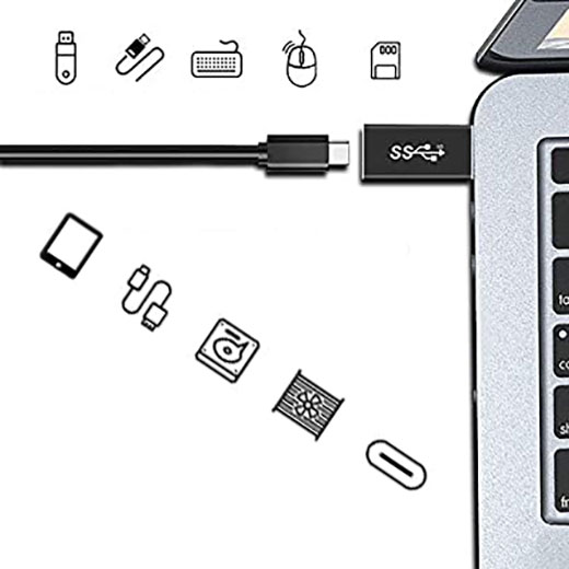 Адаптер (перехідник) iLoungeMax USB A to USB C 3.1 Gen 2 10 Gbps