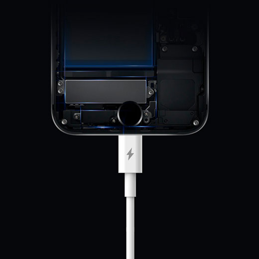 Зарядний кабель OneLounge USB-C to Lightning PD 18W 0.25m