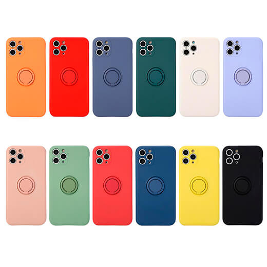 Силиконовый чехол iLoungeMax With Ring Red для iPhone 11 Pro