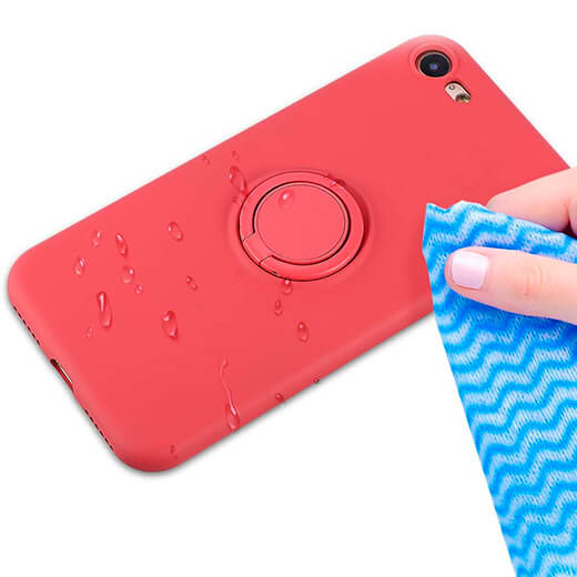 Силиконовый чехол iLoungeMax with ring Forest Green для iPhone SE 3 | SE 2 | 8 | 7/8/SE 2