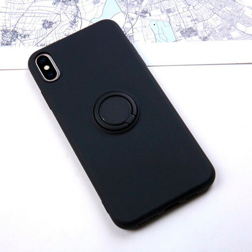 Силіконовий чохол iLoungeMax With Ring Forest Green для iPhone XS Max