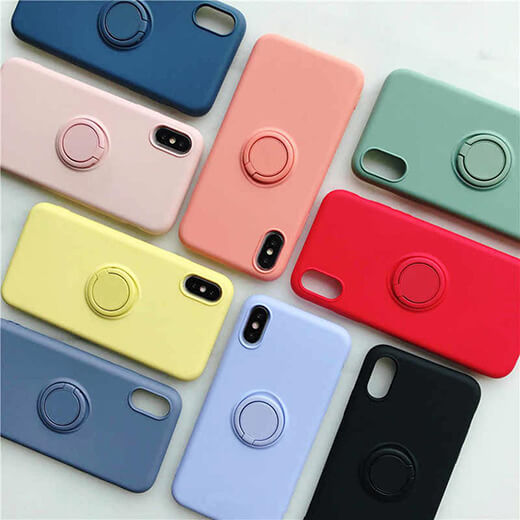 Силіконовий чохол iLoungeMax With Ring Forest Green для iPhone XS Max