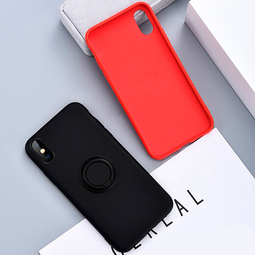 Силіконовий чохол iLoungeMax With Ring Forest Green для iPhone XS Max
