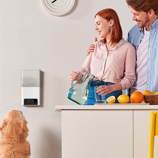 Умная кормушка с камерой Petcube Bites 2 Lite для домашних животных автоматическое ночное видение