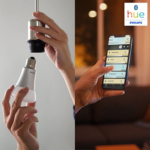 Розумні світлодіодні лампочки Philips Hue White Ambiance E27 Apple HomeKit (2 шт)