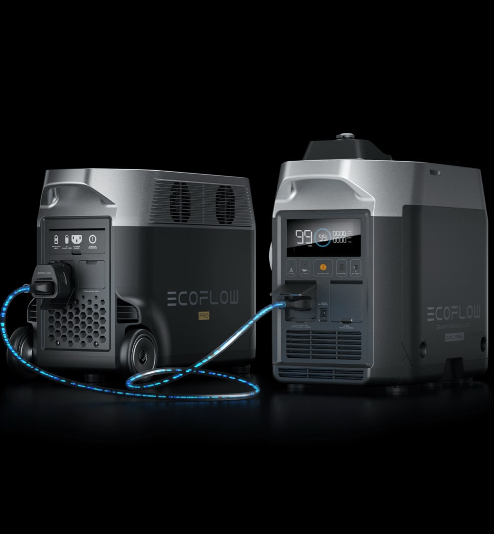 Умный двухтопливный генератор EcoFlow Smart Generator Dual Fuel 1800W