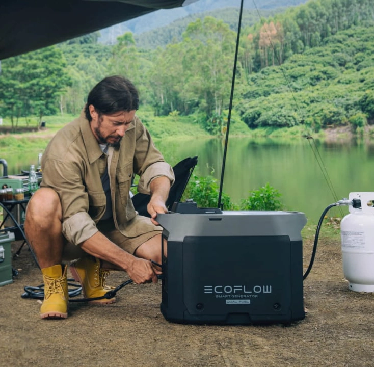 Умный двухтопливный генератор EcoFlow Smart Generator Dual Fuel 1800W