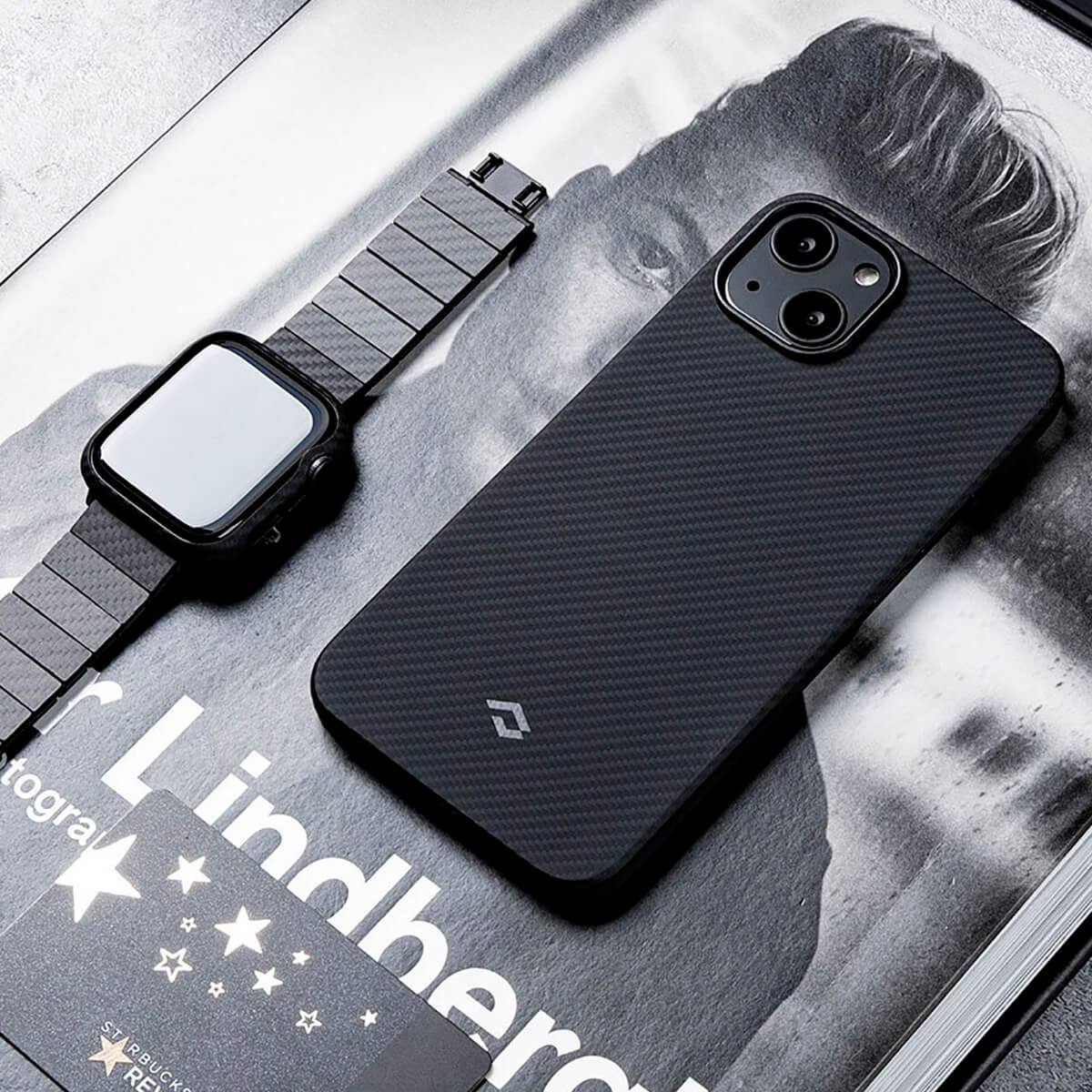 Карбоновый чехол Pitaka Air Case для iPhone 13 Pro