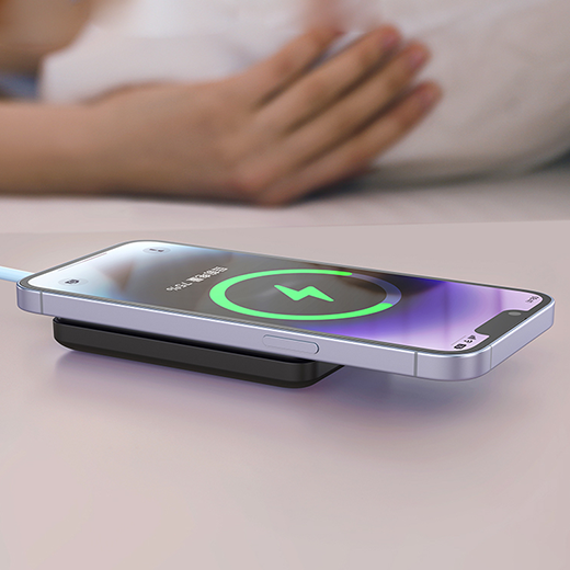 Повербанк MagSafe 5000mAh для iPhone з анімацією Apple для iPhone 15W | Mcdodo PowerBank MC-395 Black