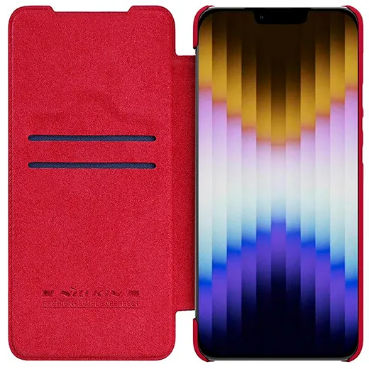 Шкіряний чохол-книжка Nillkin Qin Pro Leather Case Red для iPhone 14 Pro Max 