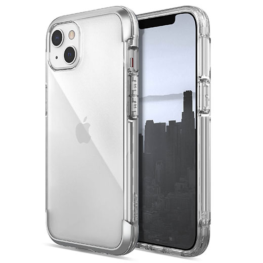 Противоударный чехол Raptic Defense Air Clear для iPhone 13 имеет уникальную конструкцию