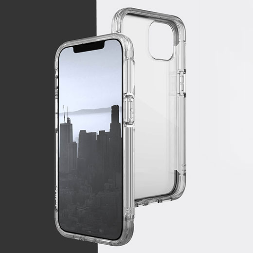 Противоударный чехол Raptic Defense Air Clear для iPhone 13 обладает максимальной защитой