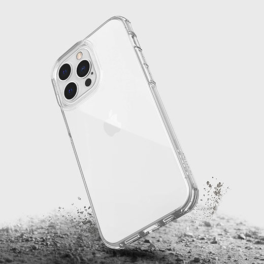 Прозорий чохол Raptic Defense Clear Clear для iPhone 13 Pro Max Створено для надійного захисту