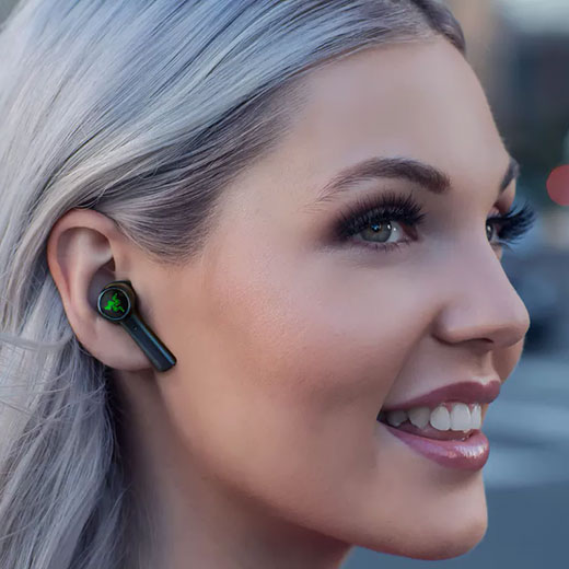 Игровой джойстик Razer Kishi для iPhone + Беспроводные наушники Hammerhead True Wireless Bluetooth