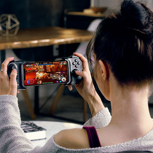 Ігровий джойстик Razer Kishi для iPhone + Бездротові навушники Hammerhead True Wireless Bluetooth