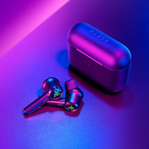 Игровой джойстик Razer Kishi для iPhone + Беспроводные наушники Hammerhead True Wireless Bluetooth
