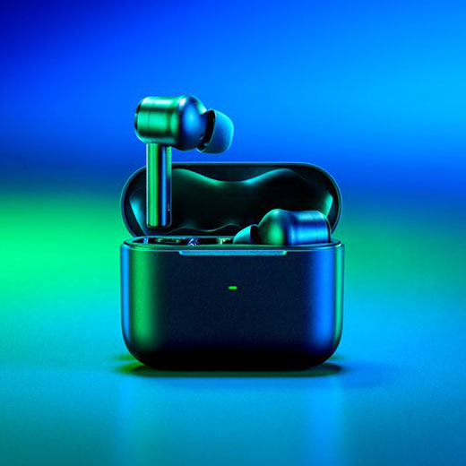 Игровой джойстик Razer Kishi для iPhone + Беспроводные наушники Hammerhead True Wireless Bluetooth