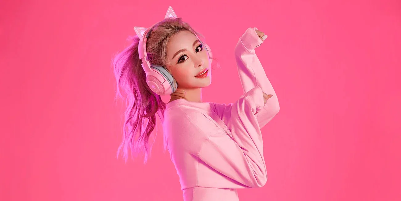 Беспроводные наушники Razer Kraken BT Kitty Edition Pink качественный звук