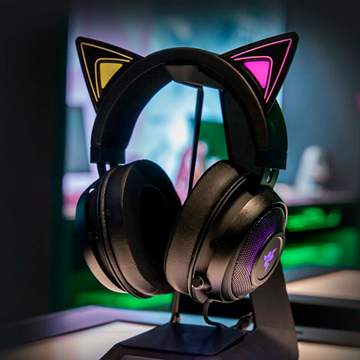 Наушники Razer Kraken Kitty Black комфортное ношение