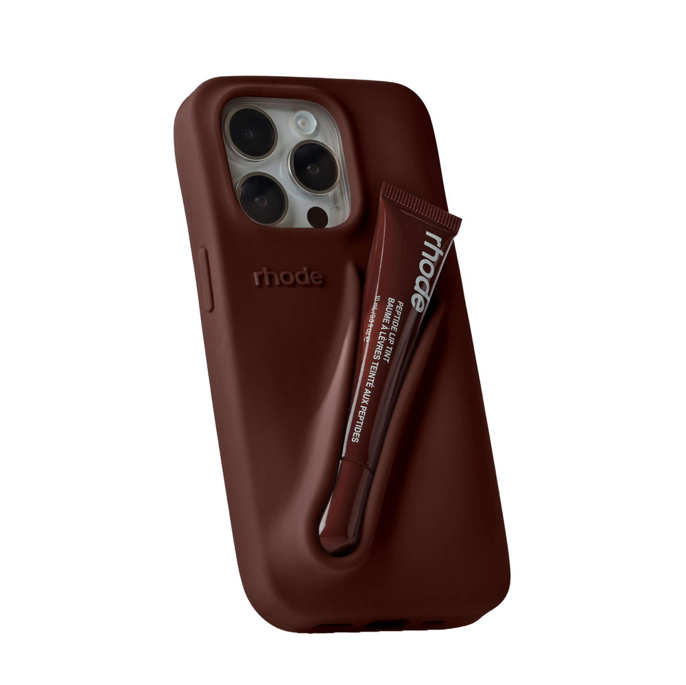 Чохол з помадою Rhode Fall Lip Case Espresso для iPhone