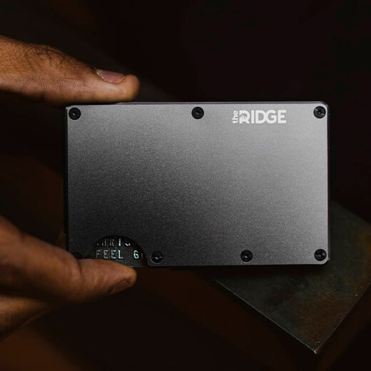 Новинка кошелек Ridge Wallets Aluminum Matte Olive