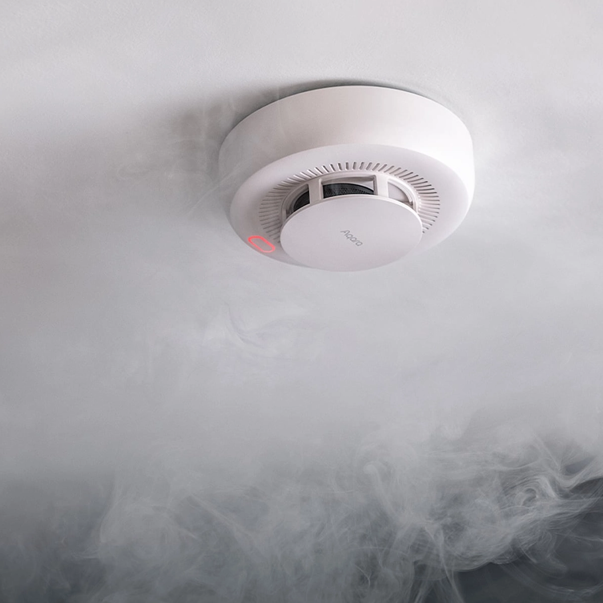 Розумний датчик диму Aqara Smart Smoke Detector з вбудованою сигналізацією та підтримкою Apple HomeKit
