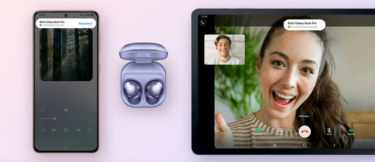Бездротові навушники з зарядним кейсом Samsung Galaxy Buds Pro
