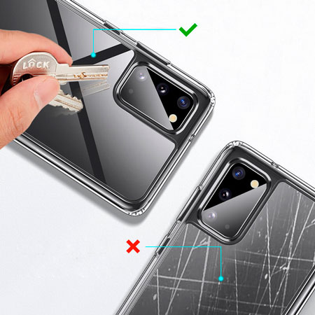 Чехол для Samsung Galaxy S20+ ESR Mimic Tempered-Glass Case Clear
