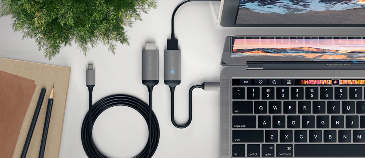 Кабель (адаптер) Satechi Aluminum Type-C to HDMI 4K 60HZ Silver