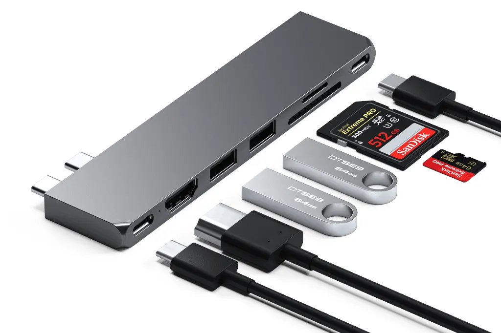 Купити хаб (адаптер) Satechi Pro Hub Slim для MacBook