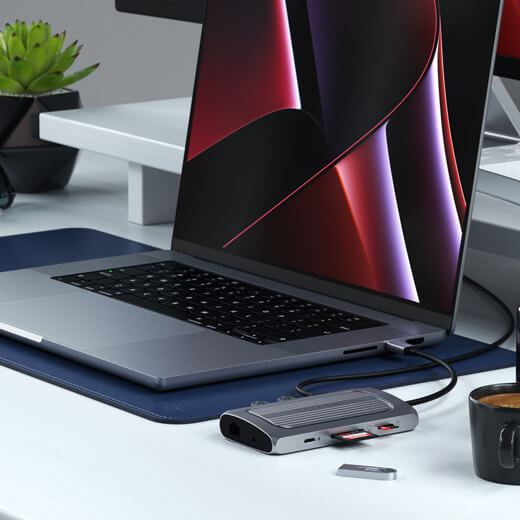 Хаб (адаптер) Satechi USB4 Multiport Adapter with 8K HDMI для MacBook | iMac | iPad новинка