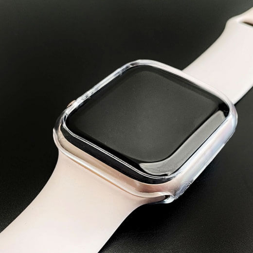 Тонкий прозорий чохол TPU oneLounge SilicolDots для Apple Watch SE 2 | SE | 6 | 5 | 4 44mm ціна