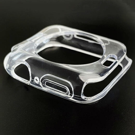 Тонкий прозорий чохол TPU oneLounge SilicolDots для Apple Watch SE 2 | SE | 6 | 5 | 4 44mm купити