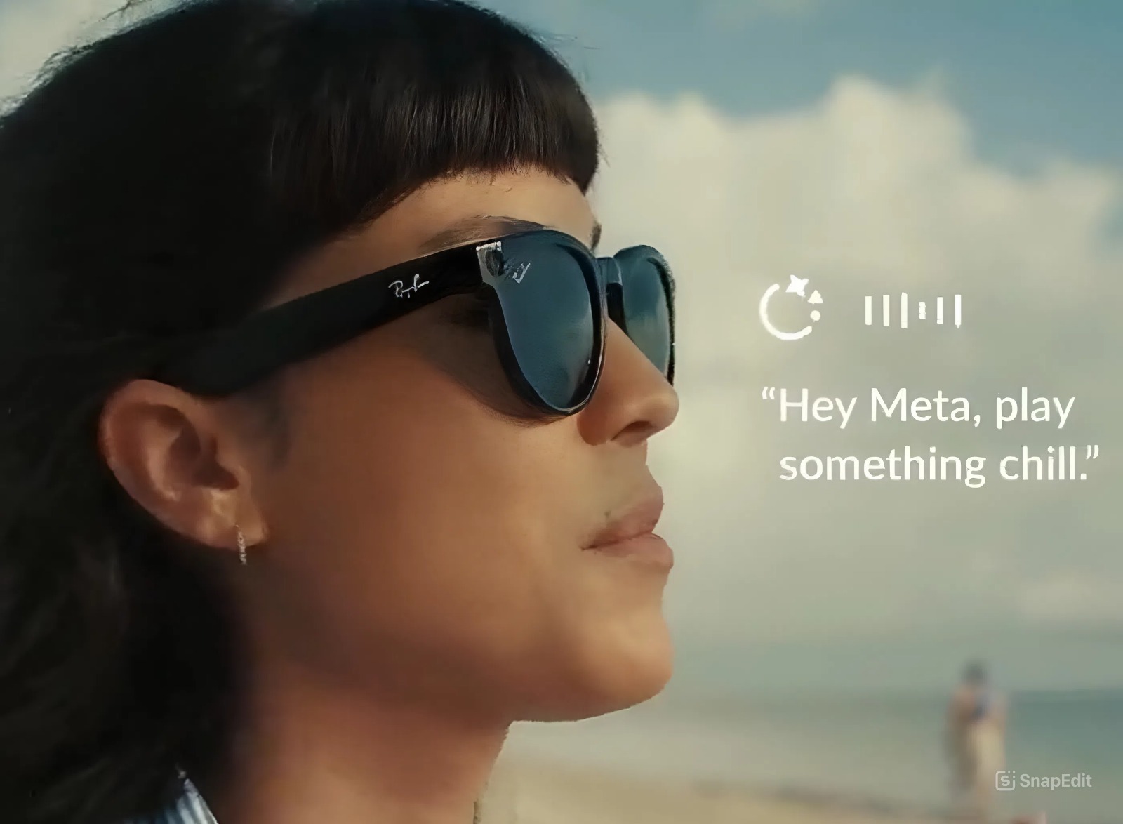 Умные очки Ray-Ban Meta Wayfarer Gen 2, Shiny Cosmic Blue / Clear / Sapphire Transitions, Large