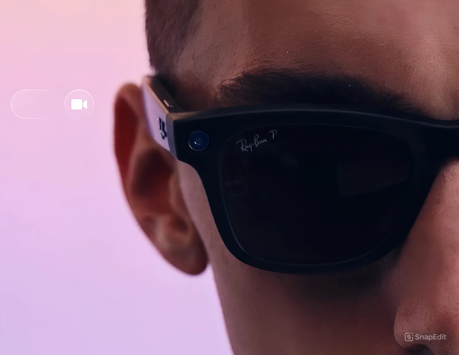 Умные очки Ray-Ban Meta Wayfarer Gen 2, Shiny Cosmic Blue / Clear / Sapphire Transitions, Large