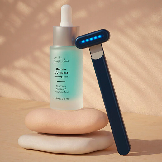 Лазерная ручка для ухода за кожей SolaWave Blue Light Wand + сыворотка купить