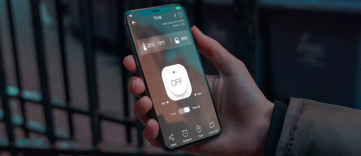 Термостат (терморегулятор) Sonoff HomeKit для котла/теплого пола