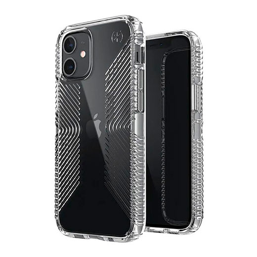 Прозорий чохол Speck Presidio Perfect Clear with Grips для iPhone 12 mini купити
