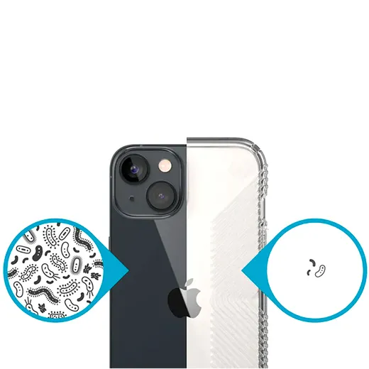 Протиударний чохол Speck Presidio Perfect-Clear with Grips для iPhone 14 | 13 двошарова конструкція