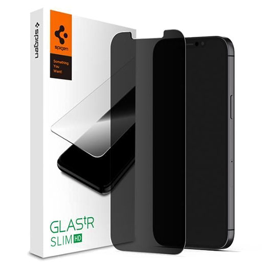 Захисне скло-антишпигун Spigen GLAS.tR Privacy HD Premium Tempered Glass для 13 | 13 Pro ціна