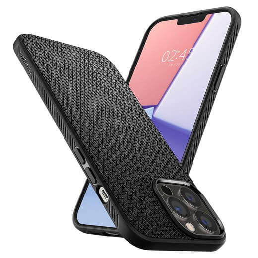 Ергономічний дизайн захисного чохла Spigen Liquid Air Navy Blue для iPhone 13