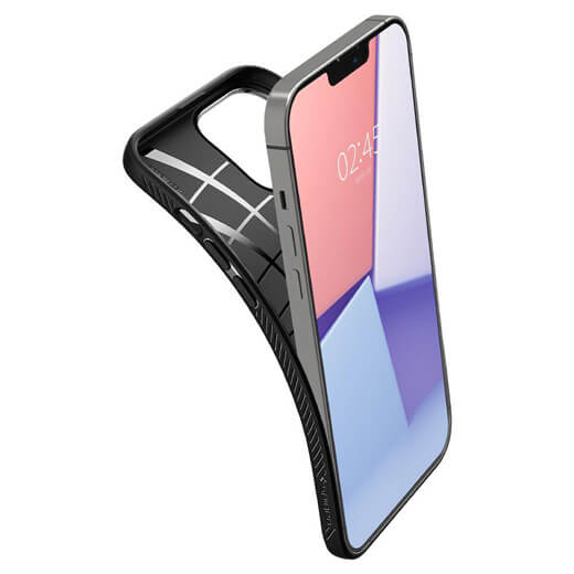 Максимальний захист разом із захисним чохлом Spigen Liquid Air Navy Blue для iPhone 13
