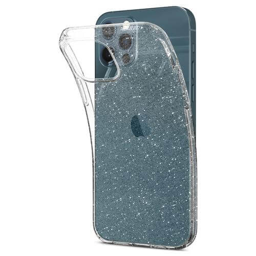 Силиконовый чехол Spigen Liquid Crystal Glitter для iPhone 12